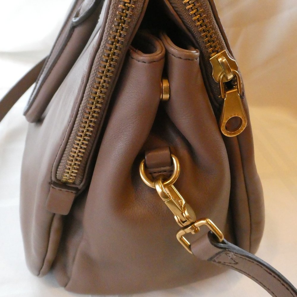 MARC JACOBS Goodbye Columbus Sylvie Top Handle Leather Satchel - Picture 7 of 16